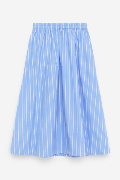 Poplin Skirt – Blue/White – Women – ARKET GB | Arket UK