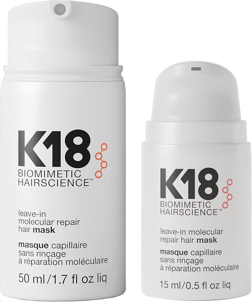 K18 Leave-In Repair Hair Mask, 4-Minute Speed Treatment, Renews Hair Damage From Color, Chemical ... | Amazon (US)