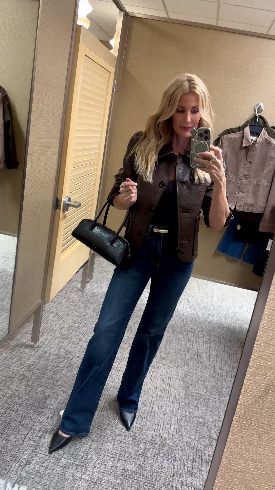 Entire look from the Nordstrom Anniversary Sale! 🤎

Obsessed with this chocolate brown faux leather jacket with the faux shearling collar! It’s such a chic piece for fall and winter, and the rich chocolate brown shade makes it look so luxe. Cozy, stylish, and easy to dress up or down—this is one you’ll reach for all season long.

I paired it with these incredibly flattering Pistola slim bootcut jeans. They’re so slimming and guaranteed to give you legs for days!

✨ Wearing an XS in the jacket and a size 24 in the jeans. Both run true to size.

#LTKootd #LTKOver40 #LTKSaleAlert