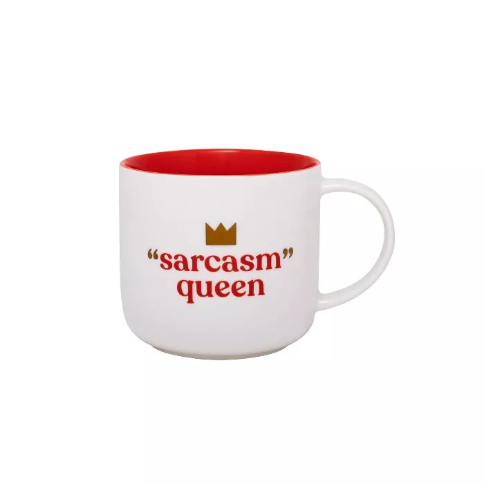 15oz Stoneware Sarcasm Queen Mug - Parker Lane | Target