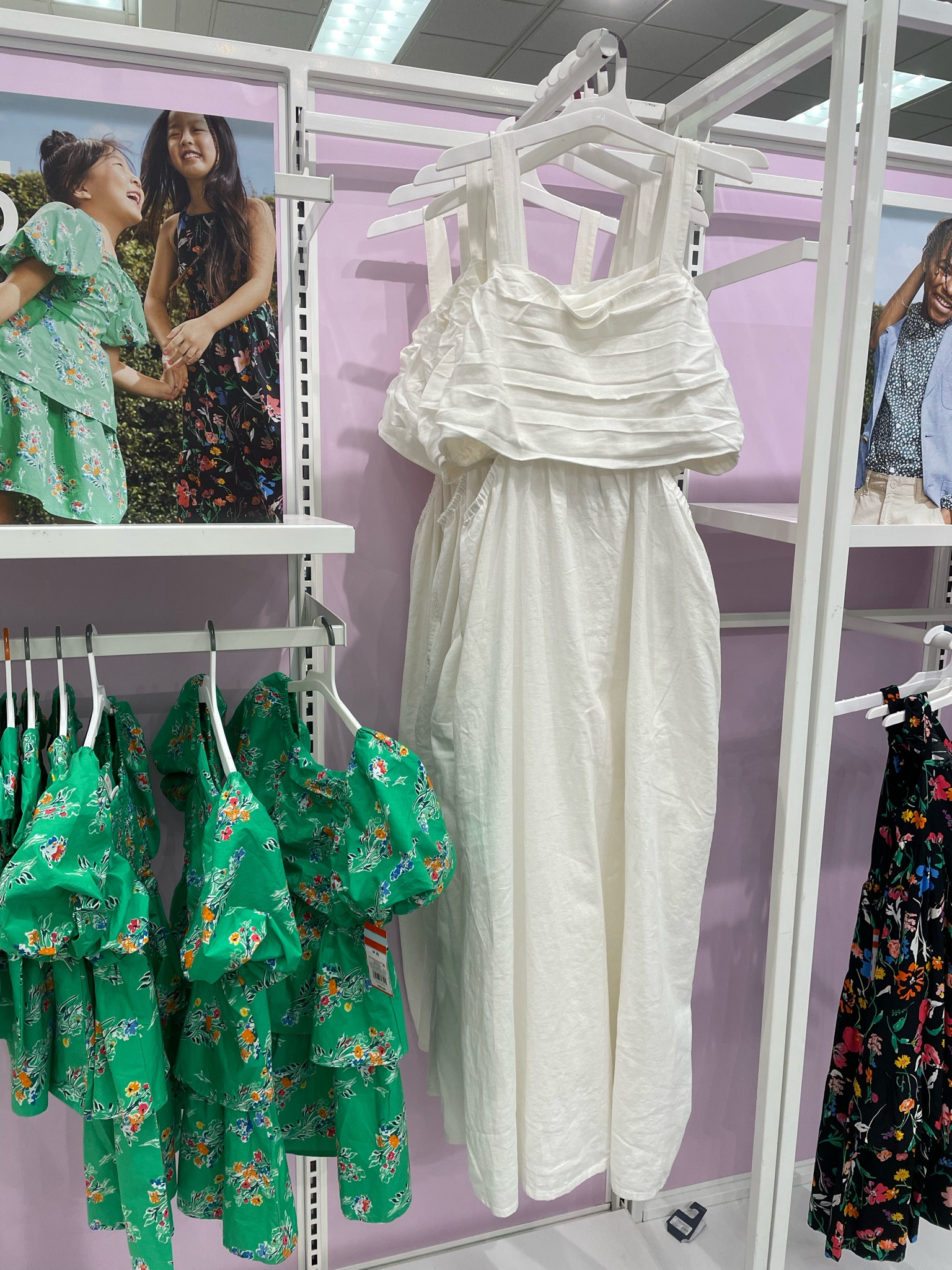 Obsessed with the dress, I bought a medium because I want to wear it mostly as a cover up for vacations and I like vacation things a little more flowy. I could also get away with a small for size reference. 