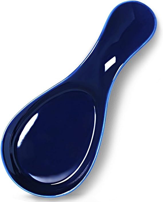 GDCZ Porcelain Spoon Rest - Large Spoon Holder Utensil Rest for Kitchen Counter Stove Top, Dishwa... | Amazon (US)