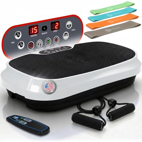 Lifepro Waver Mini Vibration Plate Exercise Machine with Resistance Bands | Amazon (US)