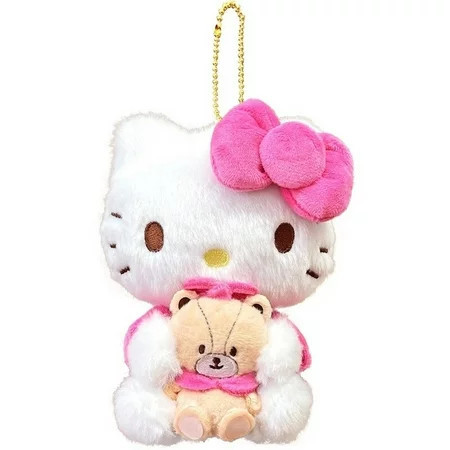 Sanrio Hello Kitty Key Chain Pair Stuffed Plush Lucky Mascot Holder Bag Charm Decoration . Rare.Limited Edition. | Walmart (US)