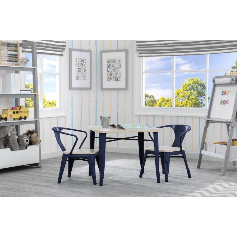 Glastonbury Kids 3 Piece Writing Table and Chair Set | Wayfair North America