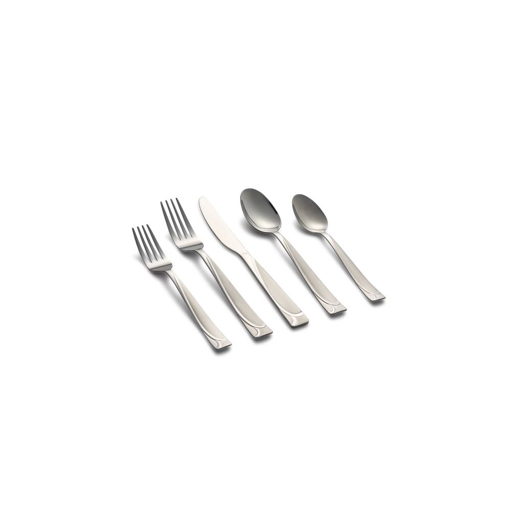 41pc Stainless Steel Mena Frost Silverware Set with Holder - Cambridge Silversmiths | Target