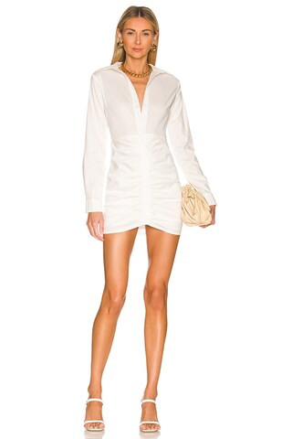 Colette Ruched Shirt Dress | Superdown