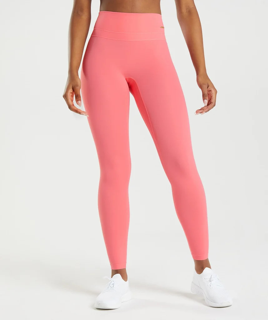 Gymshark Whitney High Rise Leggings - Peony Pink | Gymshark (Global)