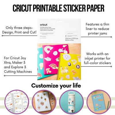 Cricut Joy Xtra Cutting Machine with Ultimate Sticker Making Bundle | Wayfair North America