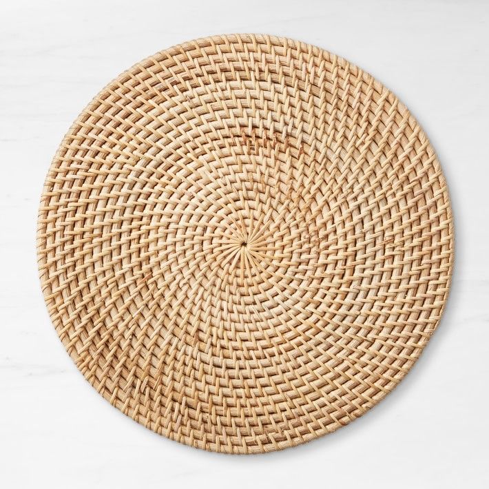 Light Woven Charger | Williams-Sonoma
