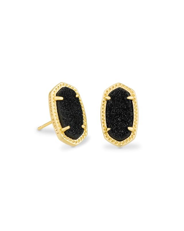 Ellie Gold Stud Earrings in Iridescent Drusy | Kendra Scott | Kendra Scott