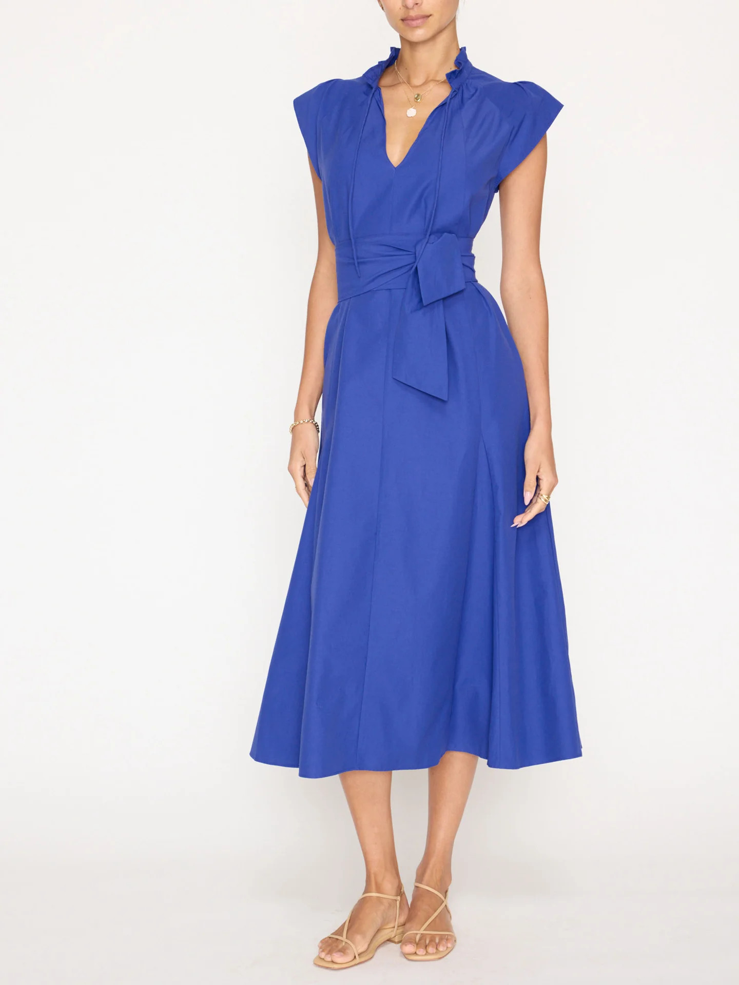 Women's Newport Midi Dress in Cobalt Blue | Brochu Walker | Brochu Walker