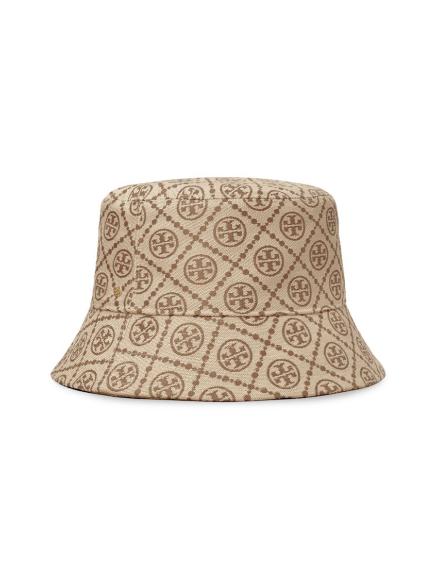 Double T Monogram Short-Brim Bucket Hat | Saks Fifth Avenue