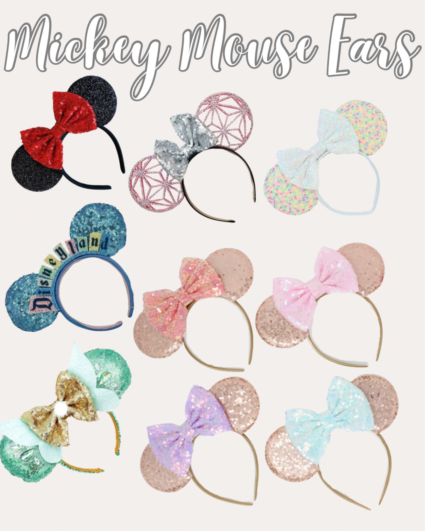 Rose gold minnie mouse ears … curated on LTK