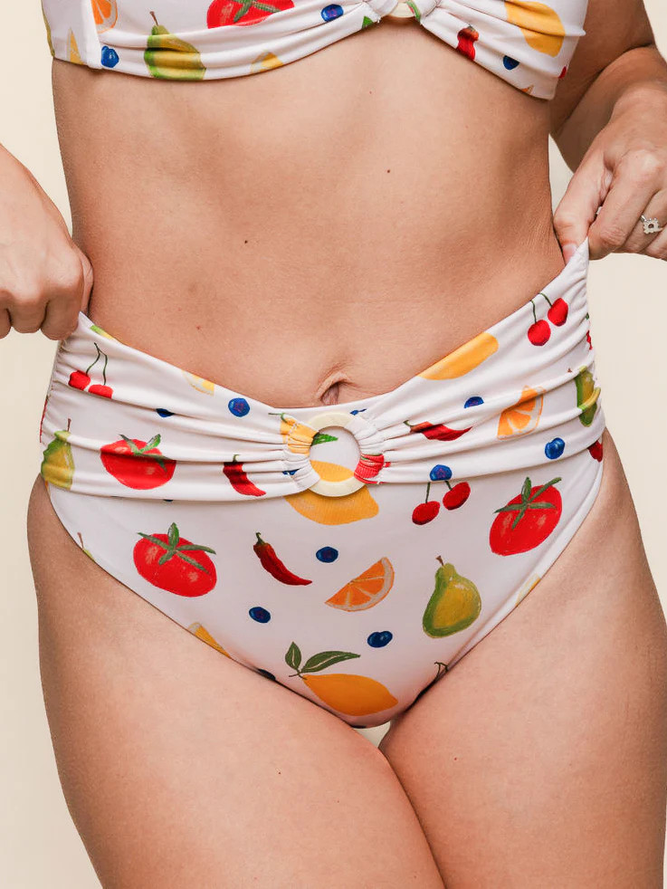 Ring High Hip Bottoms in Paloma | Kitty & Vibe