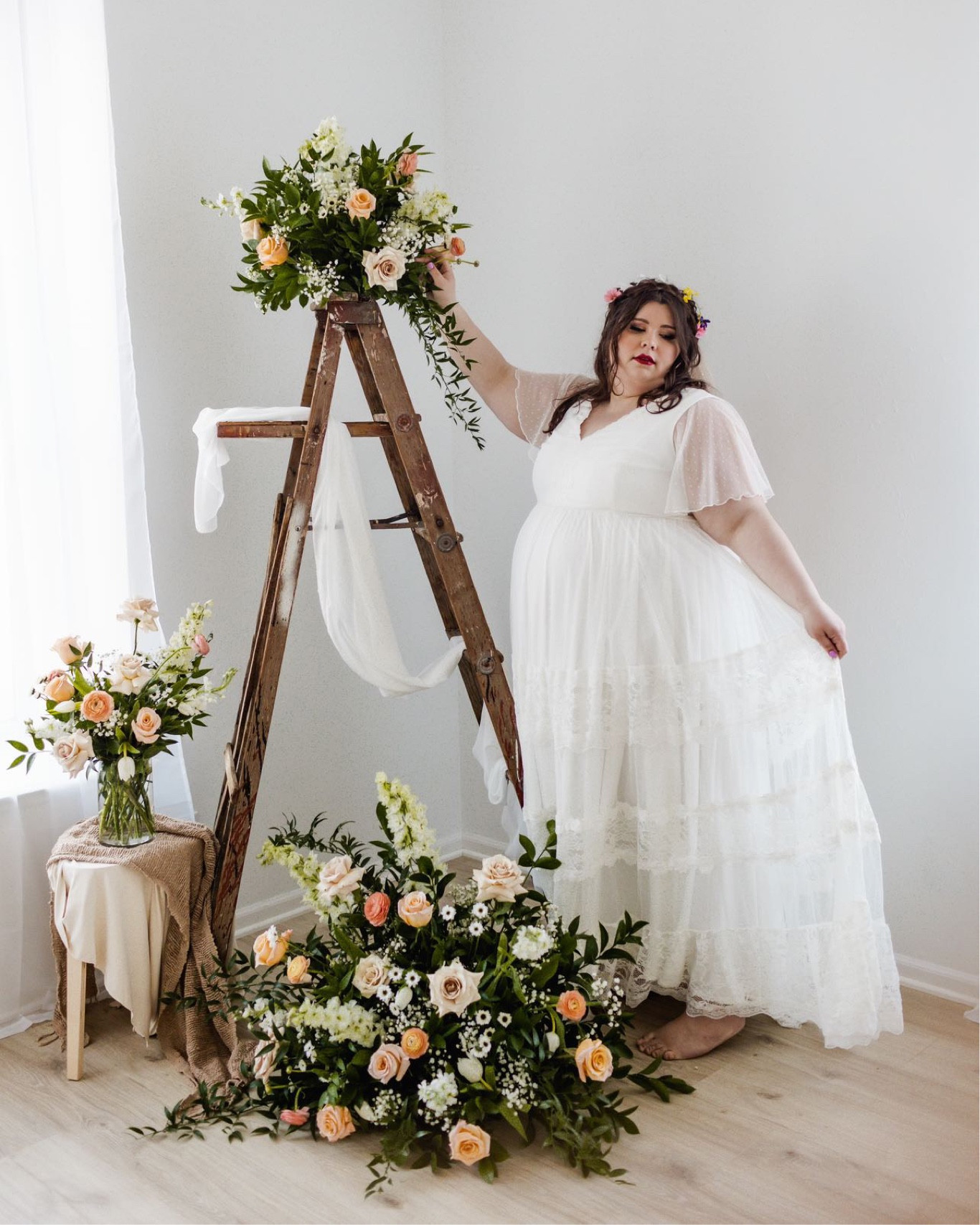 Bridal season is in full swing 🤍 this dress was a great budget option for An elopement or full-on wedding!

#LTKstyletip #LTKwedding #LTKcurves