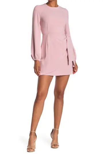 Long Sleeve Tie Waist Dress | Nordstrom Rack