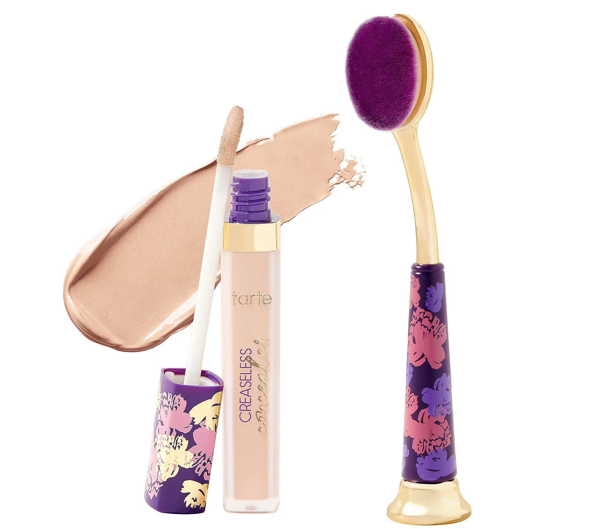 tarte maracuja creaseless full coverage concealer+brush | QVC
