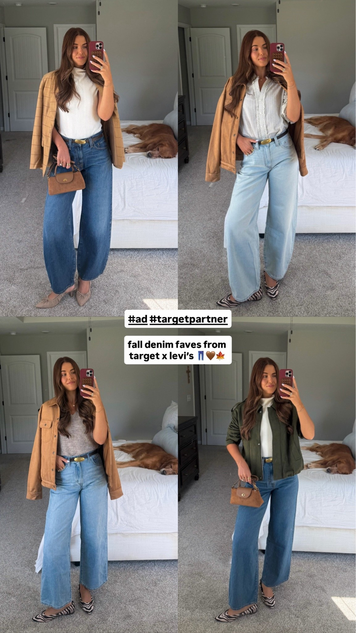 #ad fall @levis denim finds at @target! sizing below: (im 5’10 for height ref):
I size up 1 in the cinch baggy jeans to a 27
Size 26 in balloon jeans

#targetpartner #liveinlevis

#LTKgrwm #LTKootd #LTKSeasonal