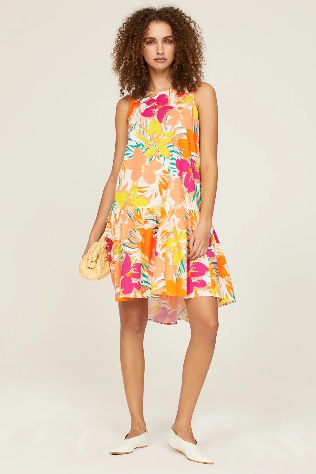 Peter Som Collective Tropical Floral Mini Dress | Rent the Runway