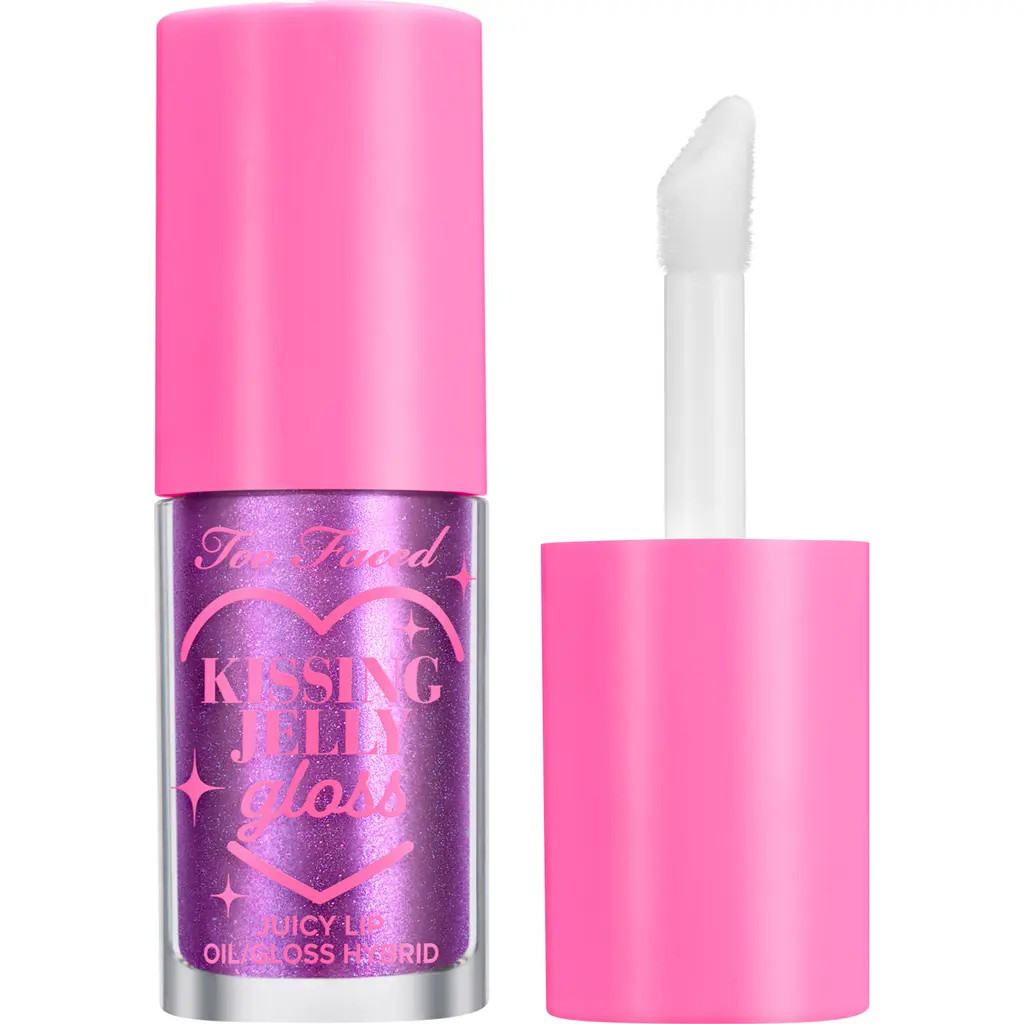 Too Faced Kissing Jelly Lip Oil Gloss in Birthday Kiss at Nordstrom | Nordstrom