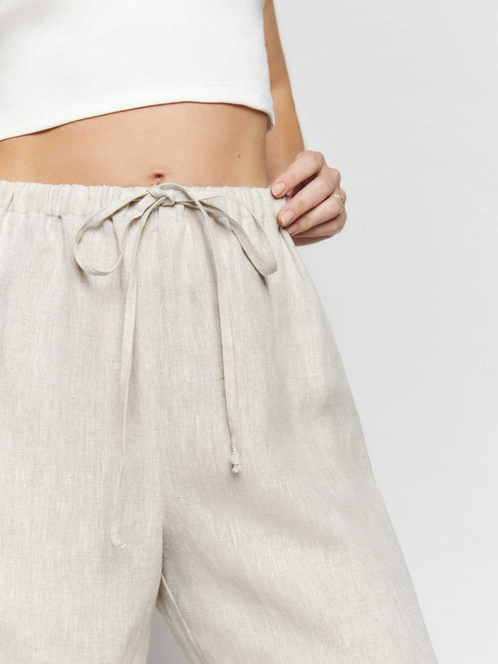 Olina Linen Short Pant | Reformation (Global)