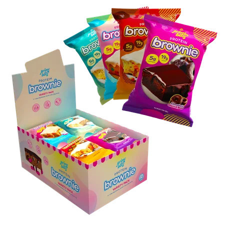 Prime Bites Protein Brownie with 19g Protein and 5g Collagen - Variety Pack, 12 Count | Walmart (US)