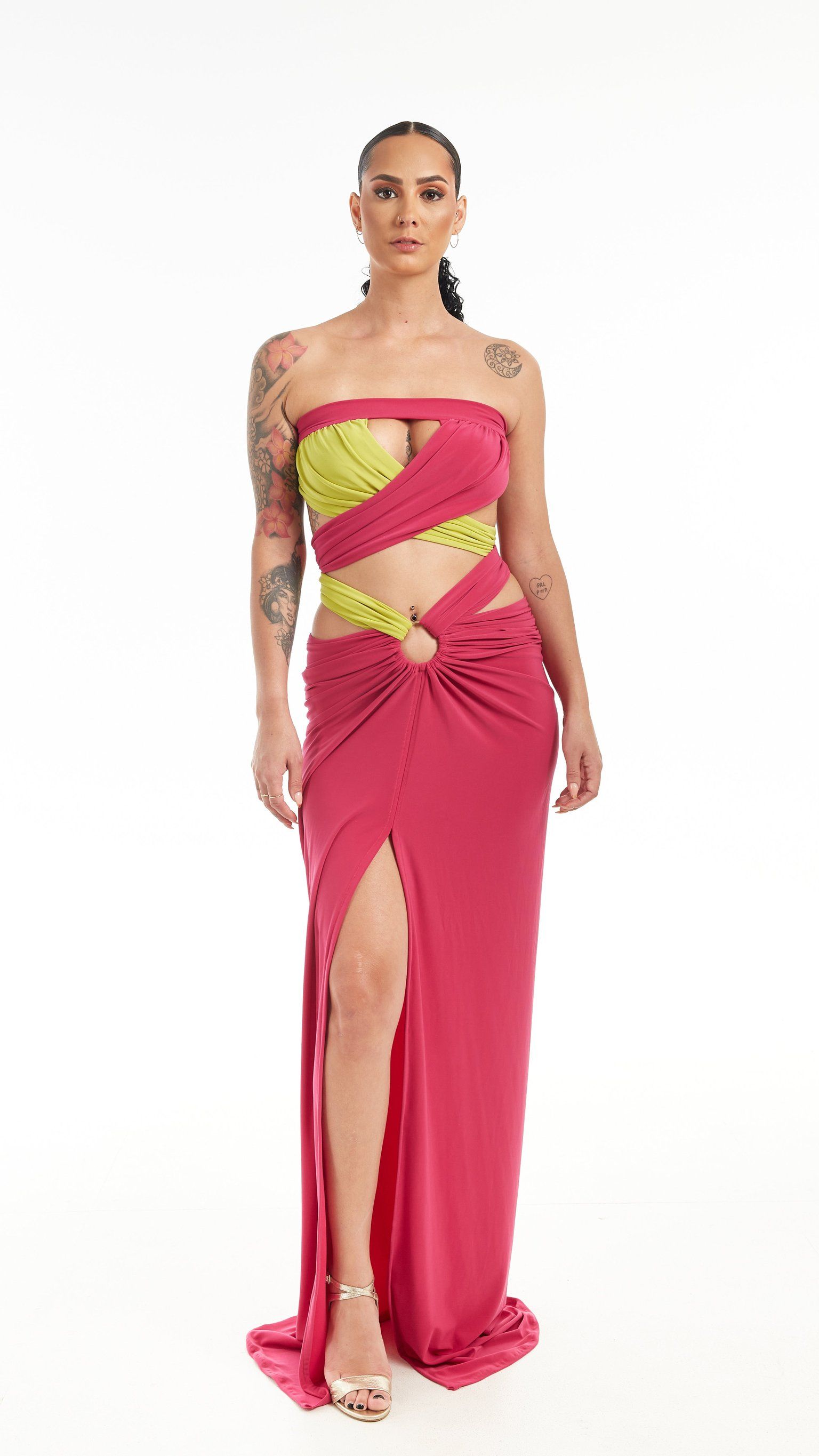 J.Angelique Femi - Deep Pink &amp; Lime | Verishop