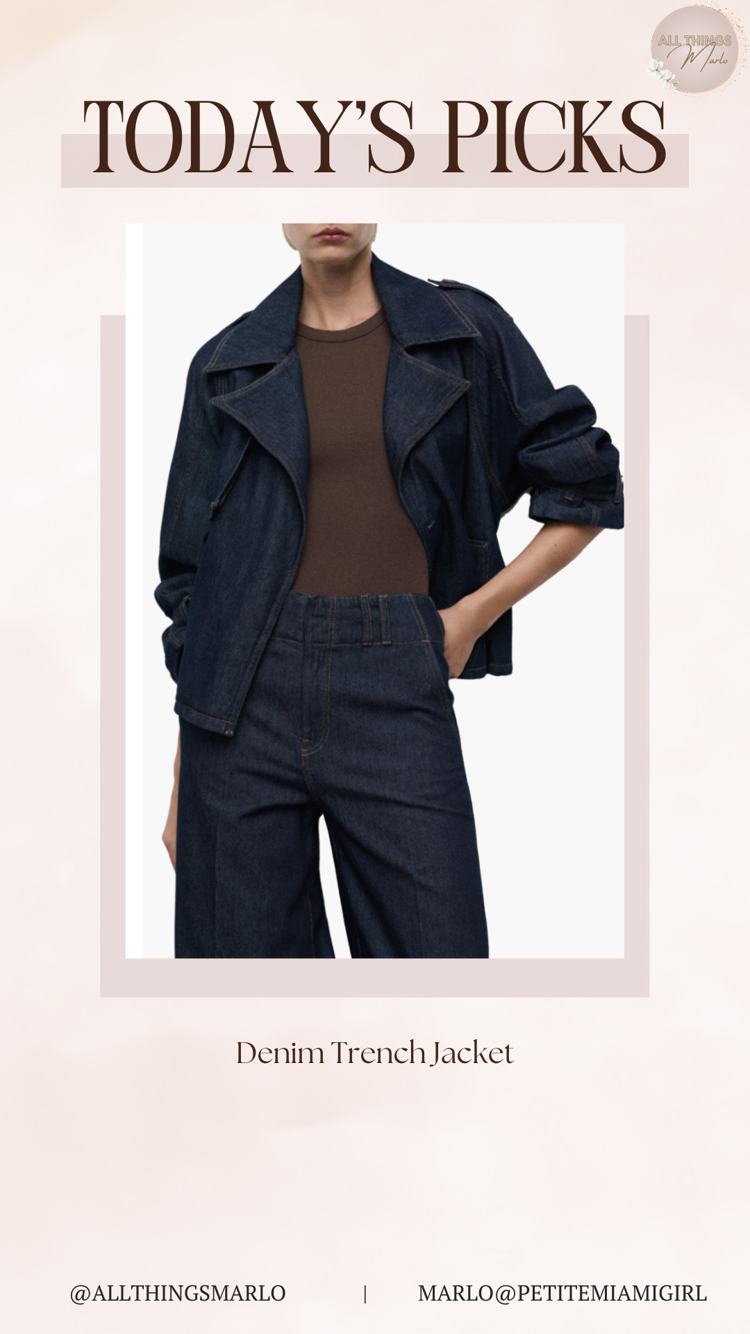 Denim Trench Jacket 

 #LTKootd #LTKSeasonal #LTKTravel