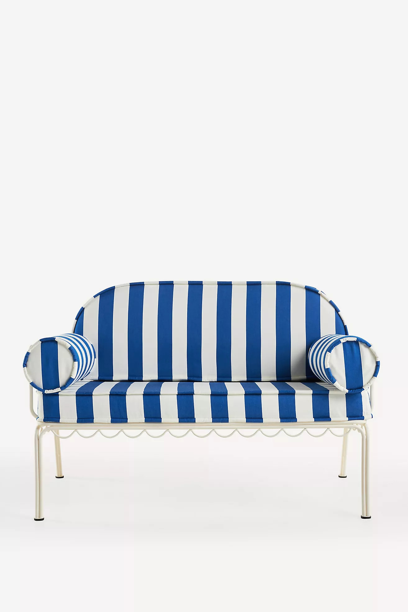 Business & Pleasure Co. The Al Fresco Love Seat Cushion Slipcover Set | Anthropologie (US)
