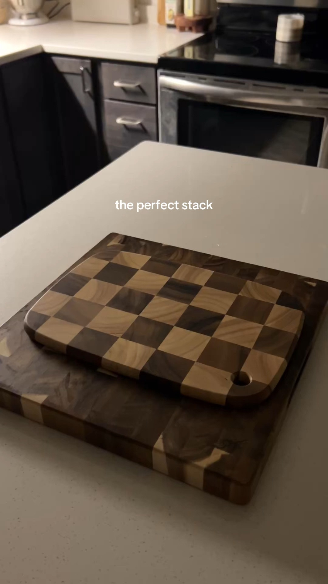 It’s like they were meant to go together 🙌🏼✨ Checkered cutting board from Marshall’s, bottom one is linked! 

#LTKHome #LTKFindsUnder50 #LTKFamily