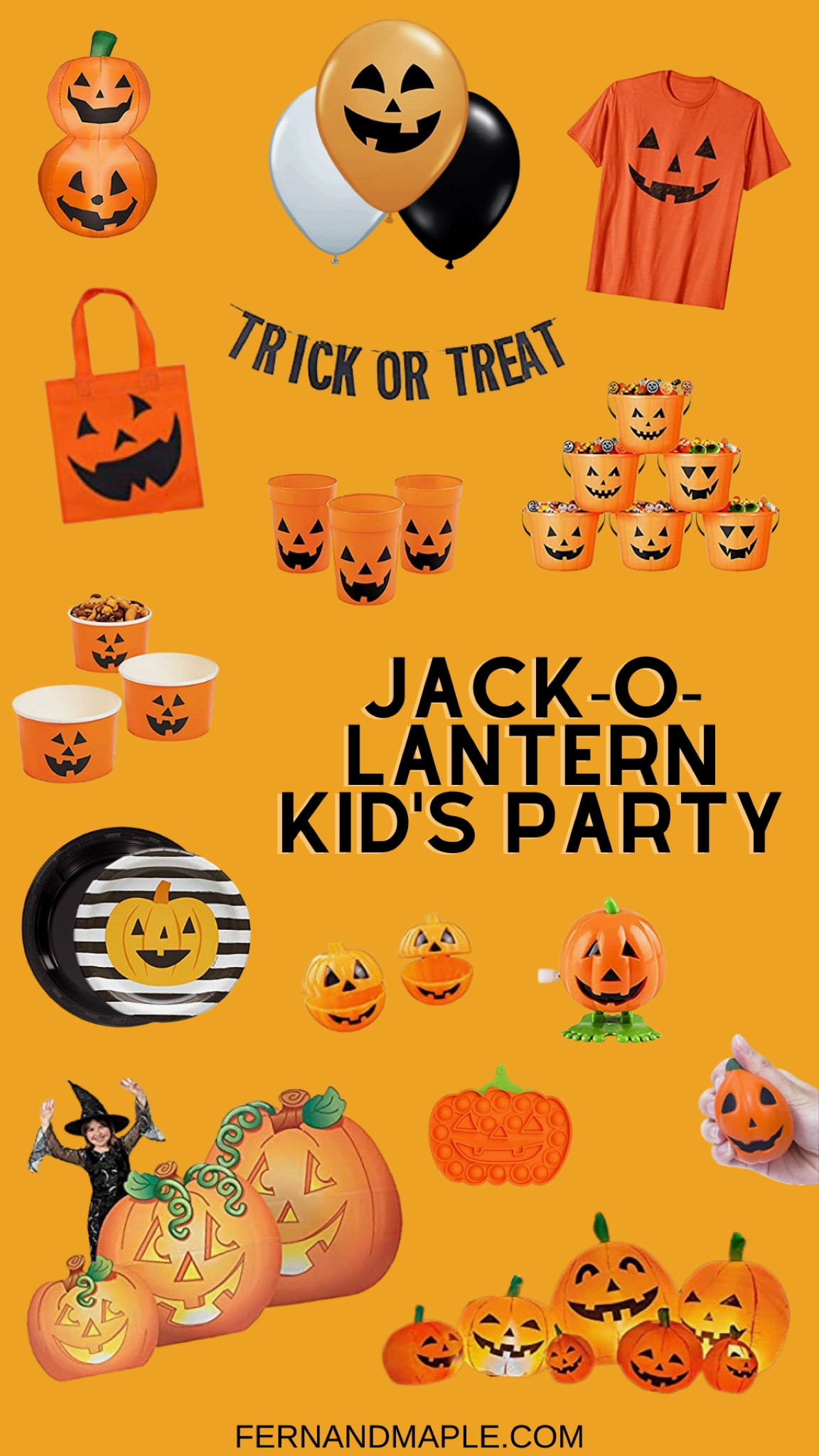 Throw a not-so-scary Jack-o’-lantern themed kid’s party!

#LTKparties #LTKHalloween #LTKhome