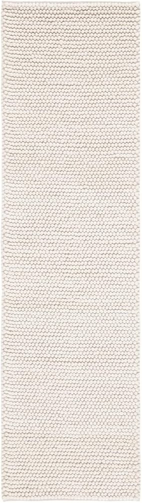 Safavieh Natura Collection Runner Rug - 2'3" x 8', Ivory, Handmade Farmhouse Boho Wool, Ideal for... | Amazon (US)