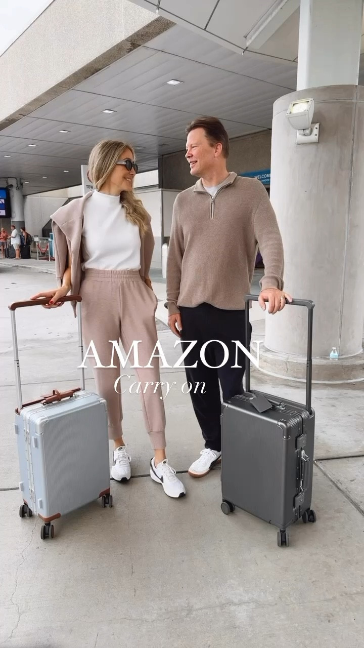 Our newest carry on bag from Amazon is gorgeous!! It’s smooth and it fits a lot inside. This is the size 20 inches 
My stats - 
Clothes: Size Small/2 - Jeans 27
Footwear: Size 9 
Height: 5'9" tall
Weight: 127 lbs

#LTKStyleTip #LTKOver40 #LTKSeasonal