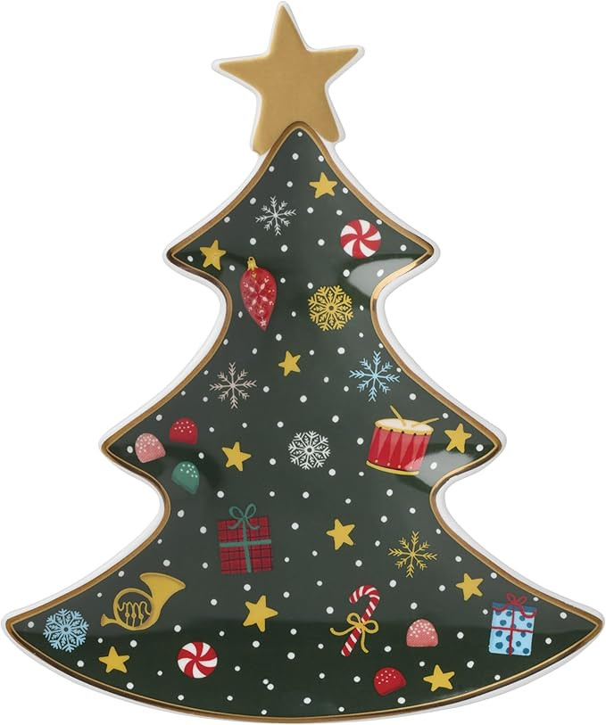 Lenox Candy Dish, Nutcracker Ballet Treat Dish, Food Tray, Made from Porcelain, Handwash Only, Wi... | Amazon (US)