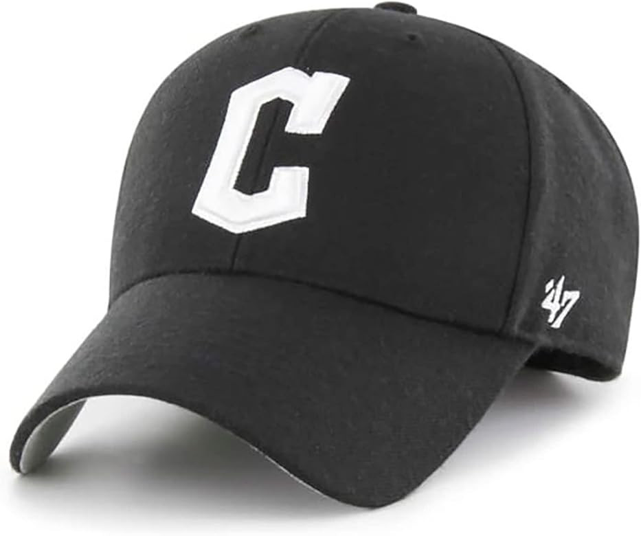 '47 Cleveland Guardians MVP Adjustable Black Hat One Size | Amazon (US)