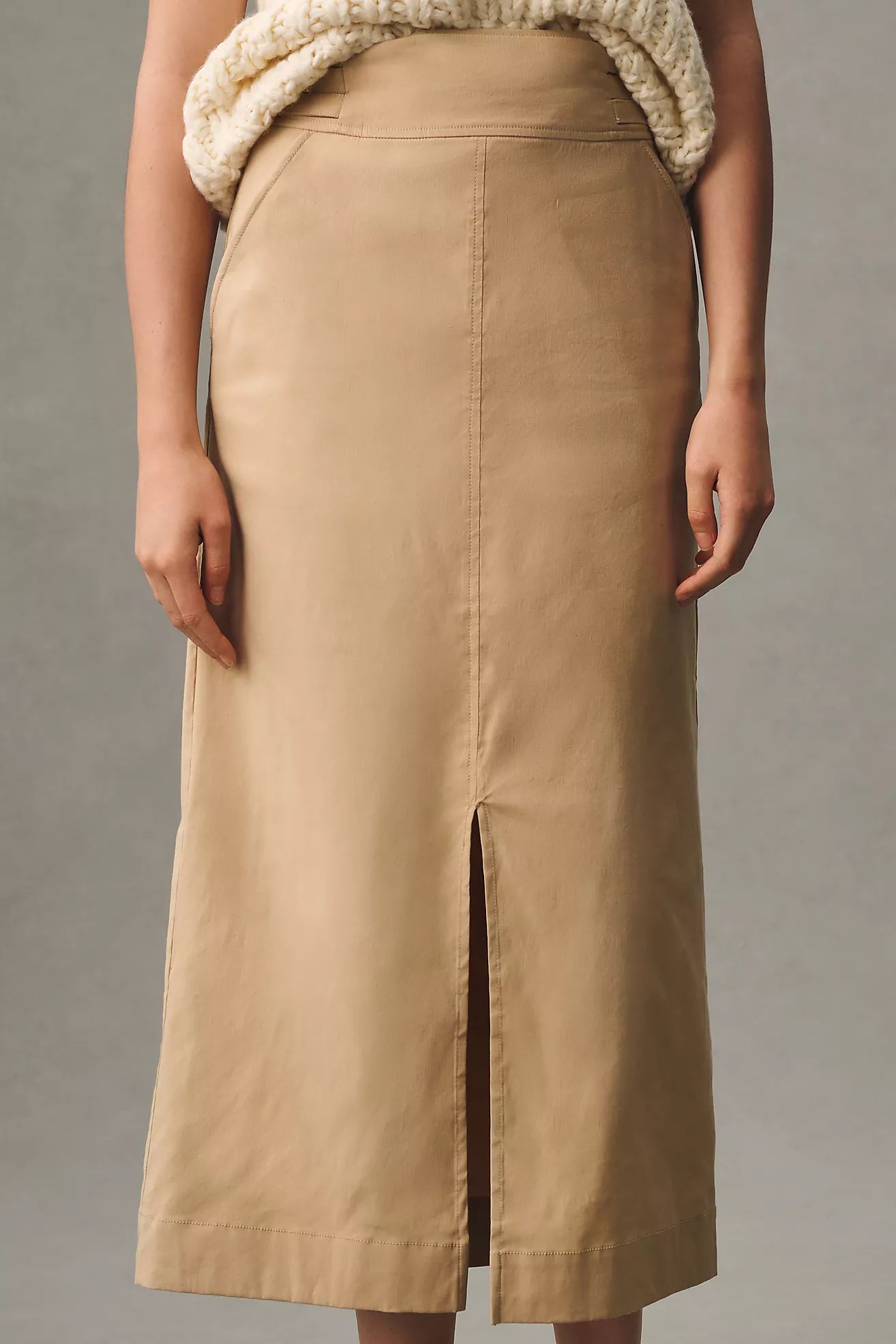 By Anthropologie Slim Column Maxi Skirt | Anthropologie (US)