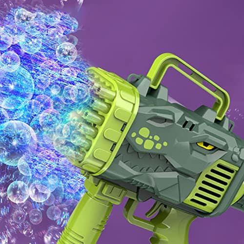 Bubble Maker Gun Machine Blower Auto Light Up Bubble Blaster Maker with Rich Bubbles & Dinosaur Desi | Amazon (US)