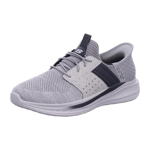 Skechers Men's Slade - Ocon Hands Free Slip-in Men's Casual, Grey, 11.5, Medium, US | Amazon (US)