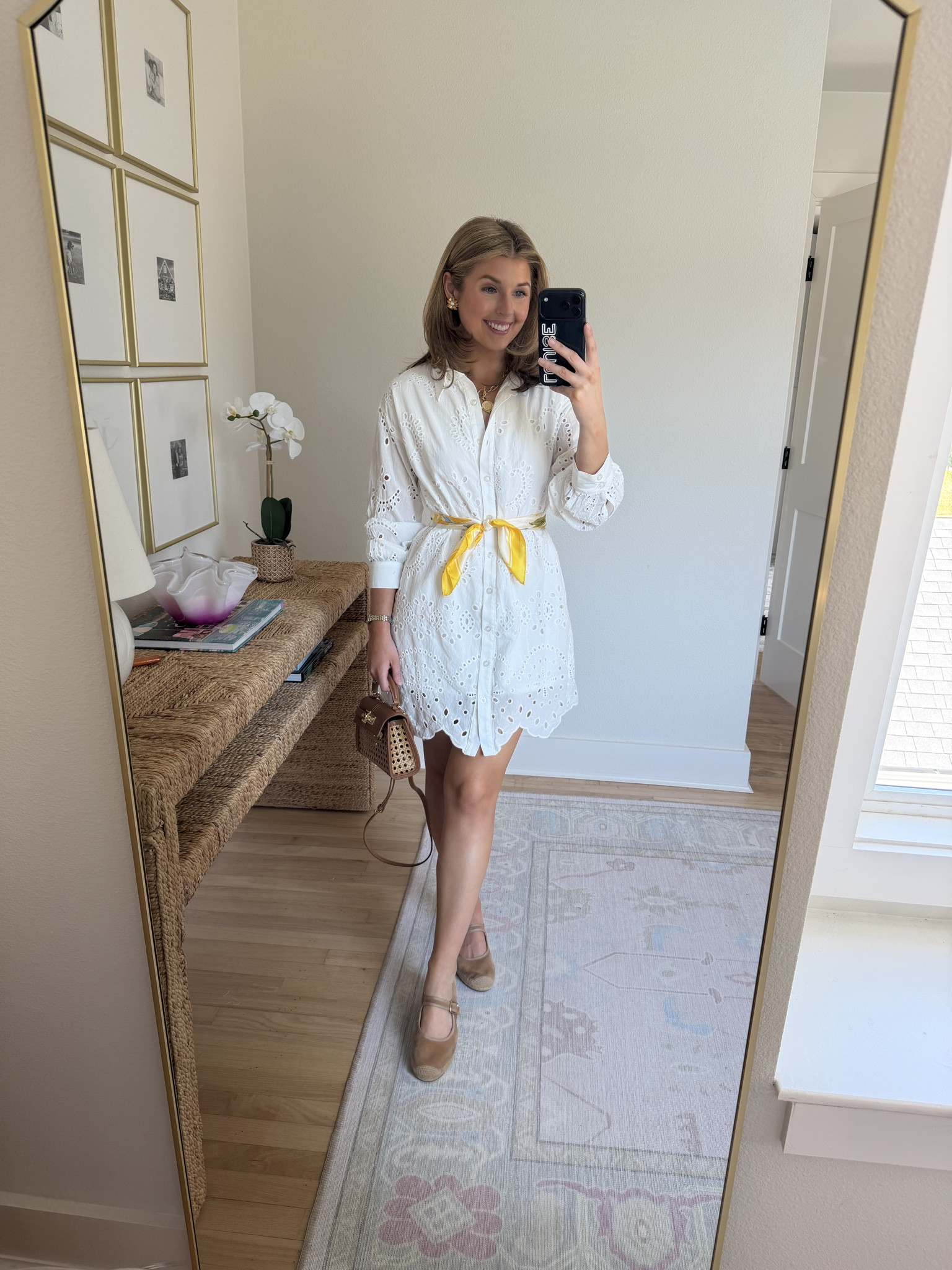 Spring outfit idea! Wearing a S in dress!