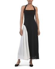 Lira Contrast Halter Maxi Dress | TJ Maxx