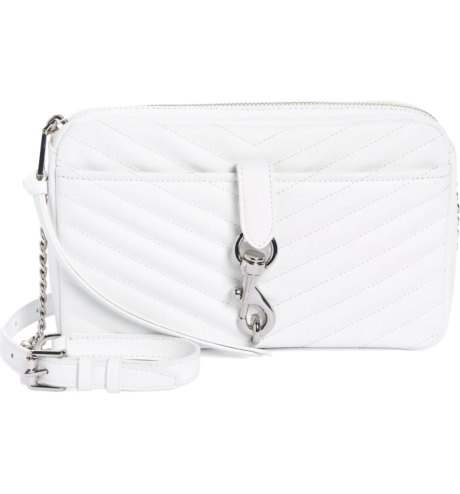 Rebecca Minkoff Edie Top Zip Leather Crossbody Bag | Nordstrom | Nordstrom
