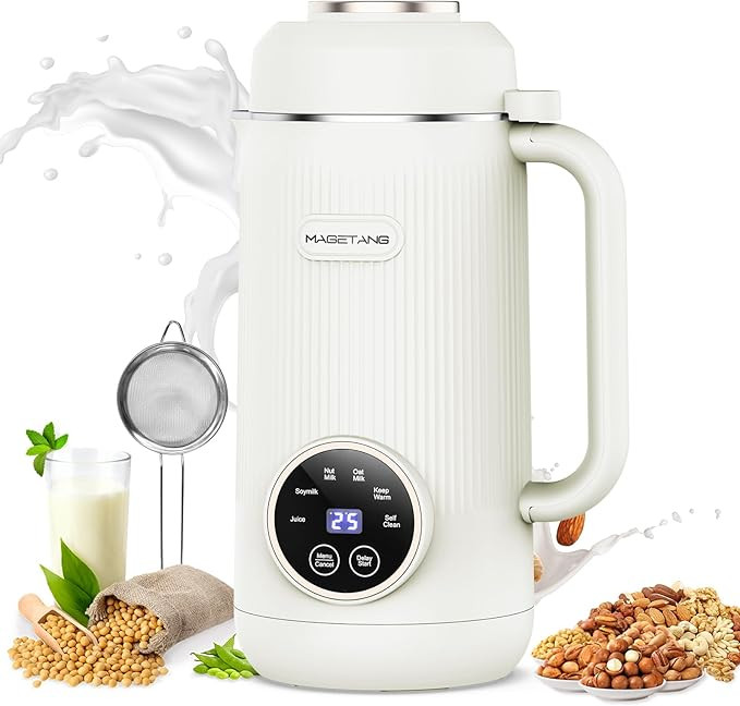 7 in 1 Nut Milk Maker Machine 28oz Automatic Milk Maker for Homemade Coconut, Oat, Soy, Plant-Bas... | Amazon (US)