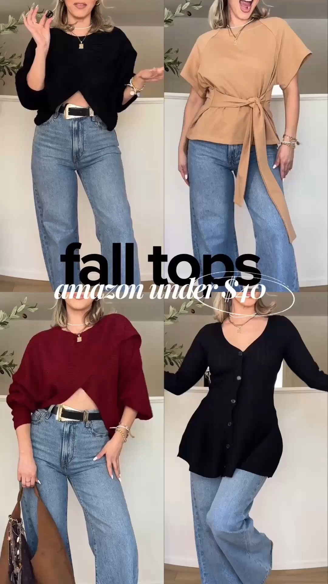 Fall top for office or church 🤩 wearing small

Jeans size 27 in the color not the same medium wash

#LTKgrwm #LTKootd #LTKU