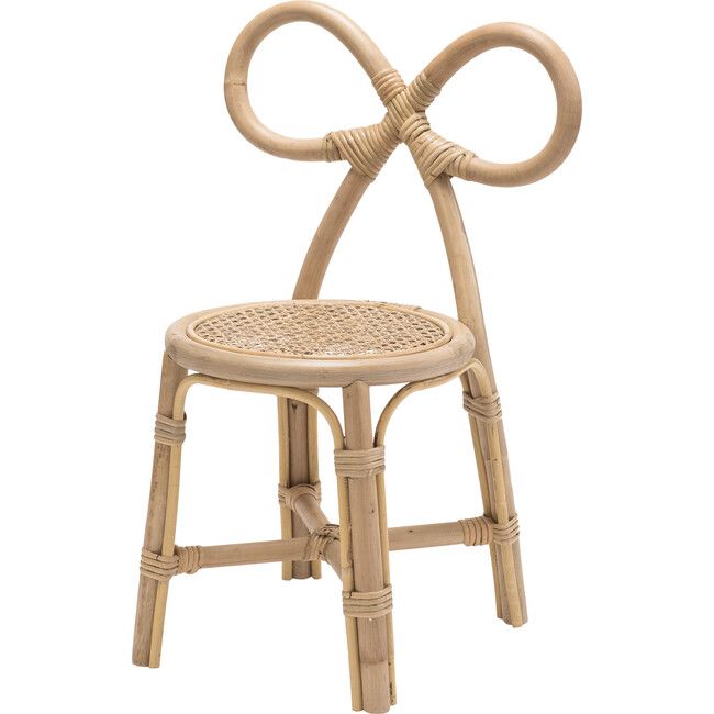 Toddler Bow Chair, Natural | Maisonette