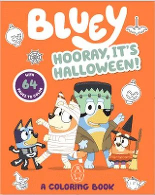 Bluey: Hooray, It's Halloween!: a Coloring Book (Paperback) | Walmart (US)