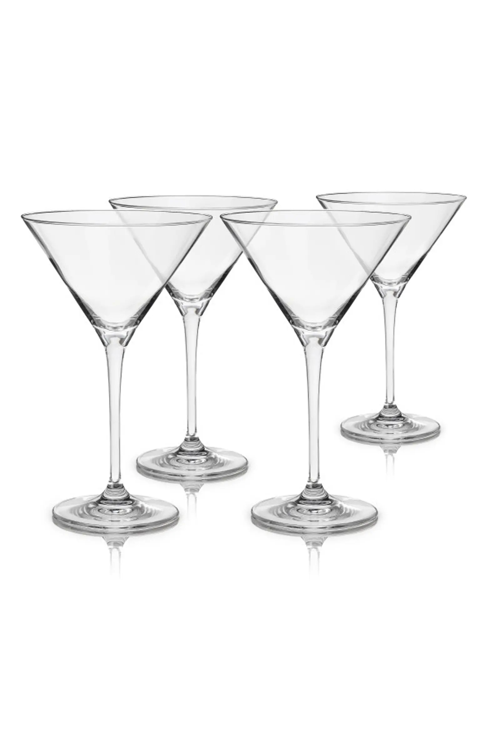 TRUE BRANDS Reserve Milo Set of 4 Crystal Martini Glasses | Nordstromrack | Nordstrom Rack