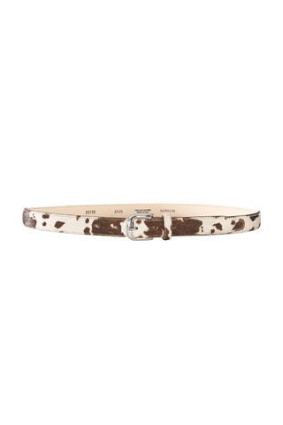 AUREUM Cow Belt in Brown | FWRD 