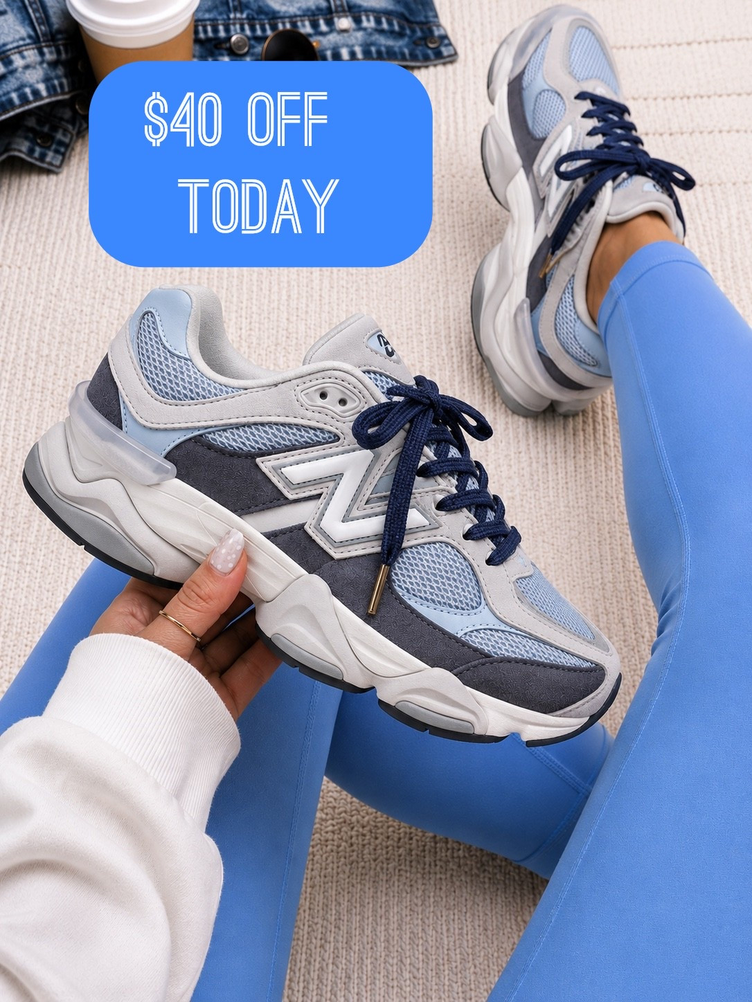 💙 Girl, I am NOT keeping quiet about these! 💙

These New Balances are $40 OFF today and this Carolina blue and navy color combo has me completely obsessed. 😍

They’ve got that trendy Y2K-inspired chunky silhouette without feeling heavy, plus the premium fabrics, dual-tone logos, and cushioning are next level. Seriously, these feel like you’re walking on clouds all day long. ☁️👟

✔️ Cute chunky style
✔️ Carolina blue + navy perfection
✔️ Incredible comfort
✔️ $40 OFF today

If you’re looking for a sneaker that’s equal parts style and comfort, this is it.

Comment BLUE and I’ll send you the link

#LTKootd #LTKOver40 #LTKSaleAlert