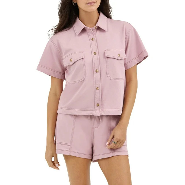 Lee® Women's Lee Layers Knit Button Front Top, Sizes XS-XXL | Walmart (US)